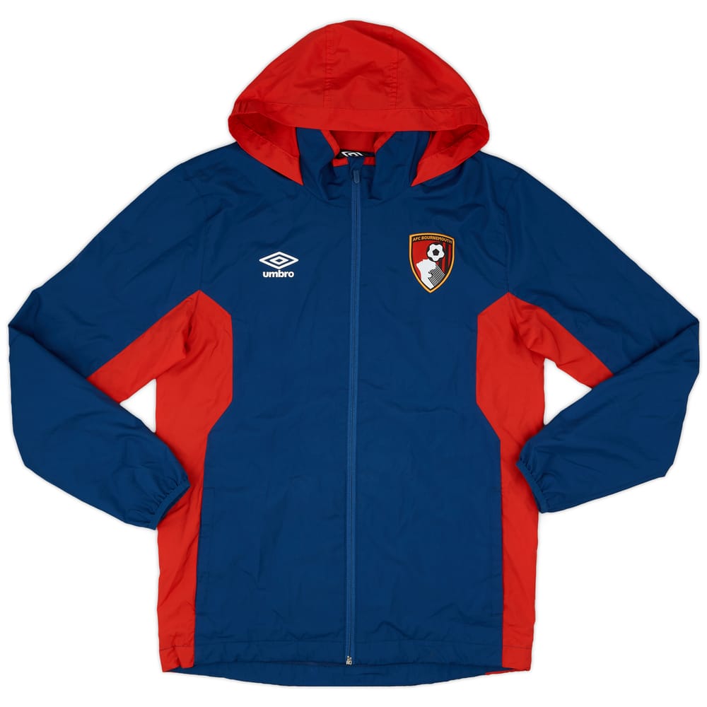 2017-18 Bournemouth Umbro Hooded Rain Jacket - 9/10 - (M)