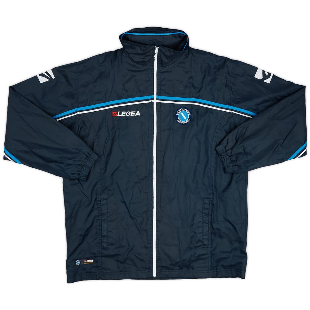 2003-04 Napoli Legea Hooded Rain Jacket - 9/10 - (S)