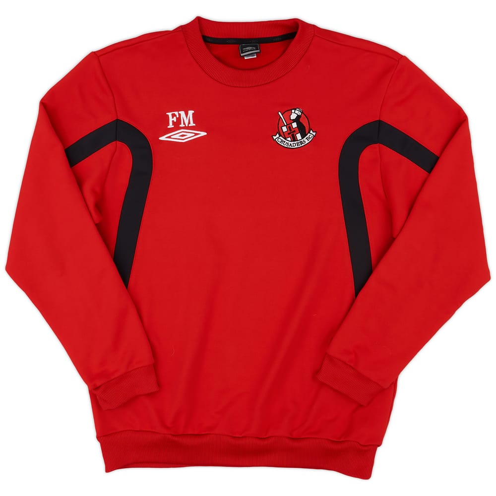 2006-07 Crusaders Umbro Staff Issue Sweat Top 'FM' - 9/10 - (M)