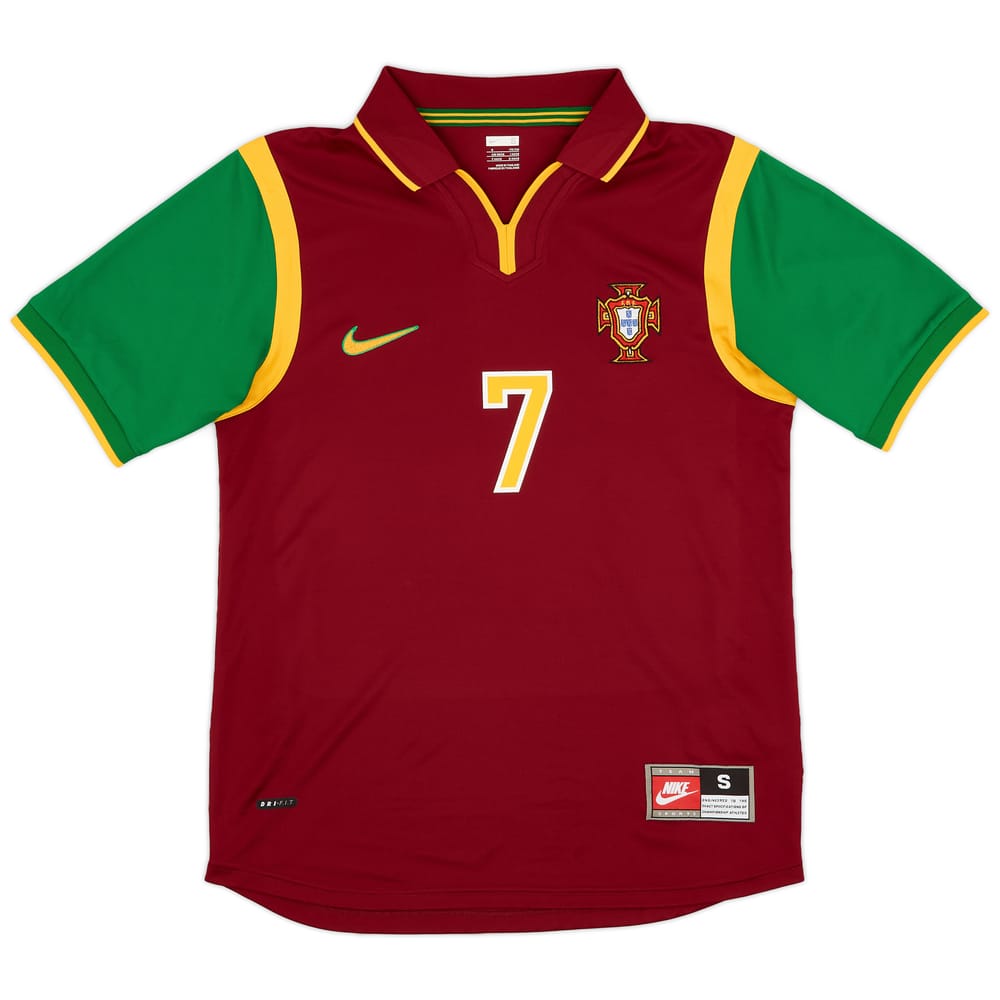 2008 Portugal Nike Reissue 1998-00 Home Shirt Figo #7 - 9/10 - (S)