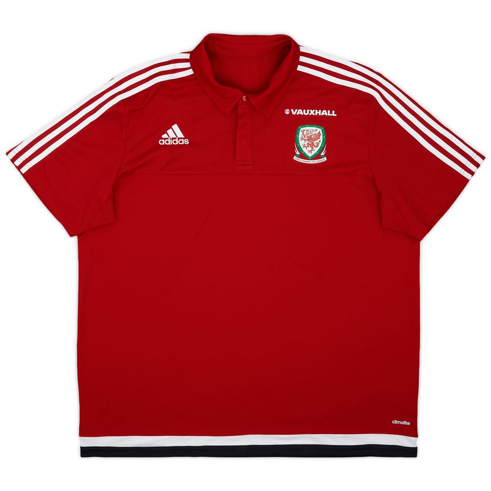 2016-17 Wales adidas Polo Shirt - 9/10 - (XXL)