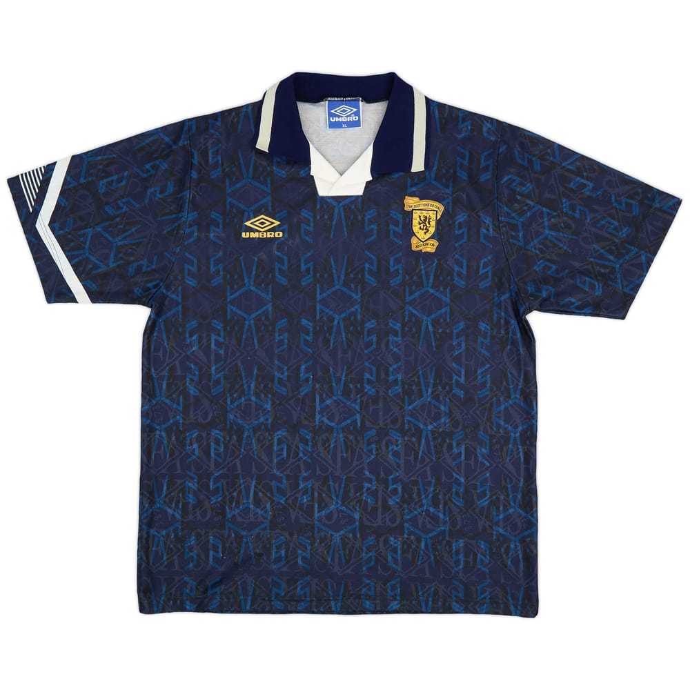 1991-94 Scotland Home Shirt - 8/10 - (XL)