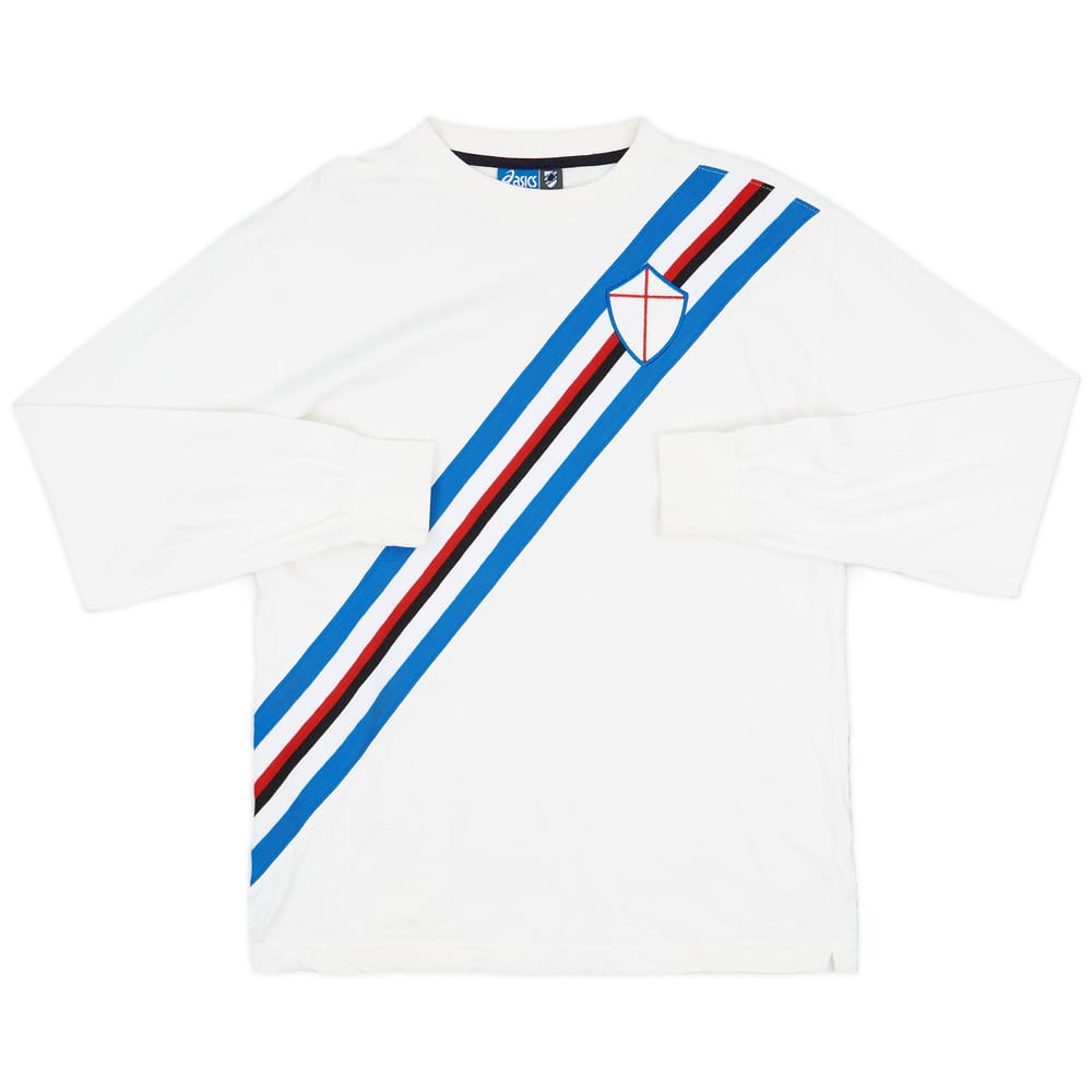 2003-04 Sampdoria Asics Training L/S Shirt - 6/10 - (M)