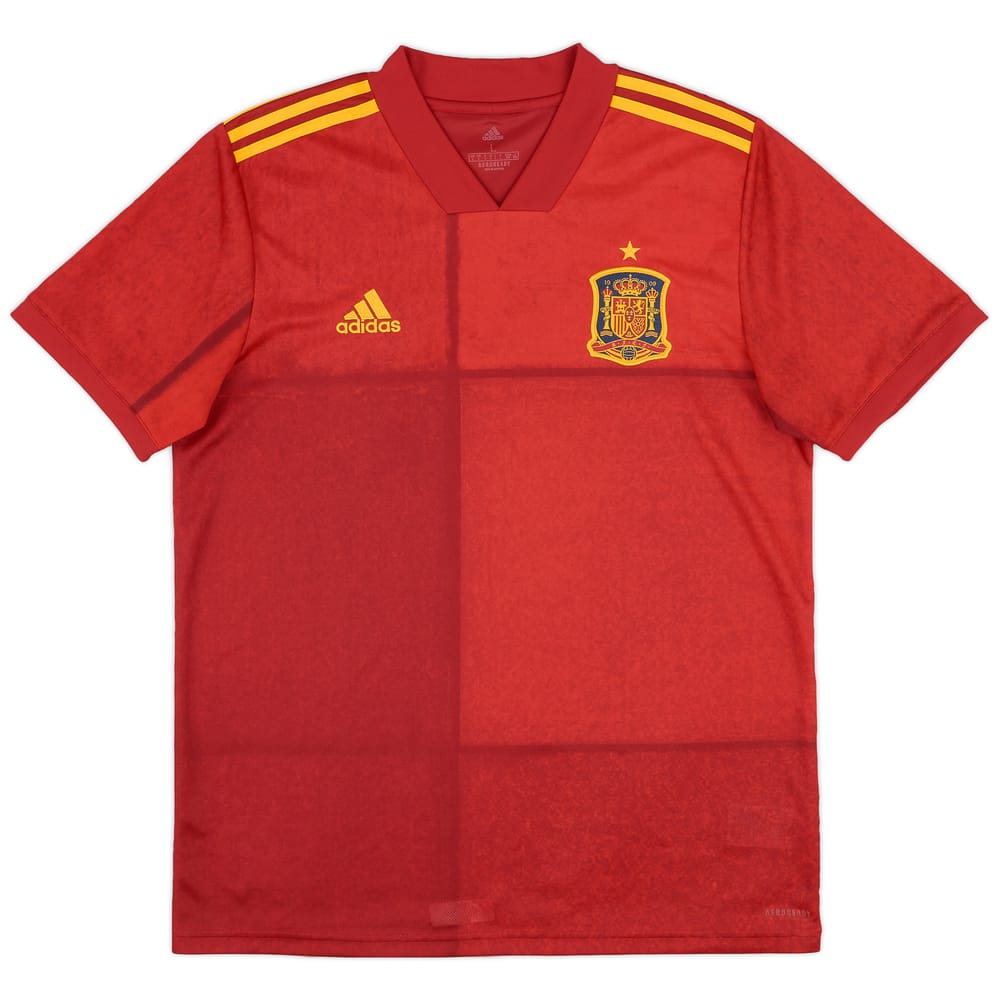 2020-21 Spain Home Shirt - 9/10 - (L)