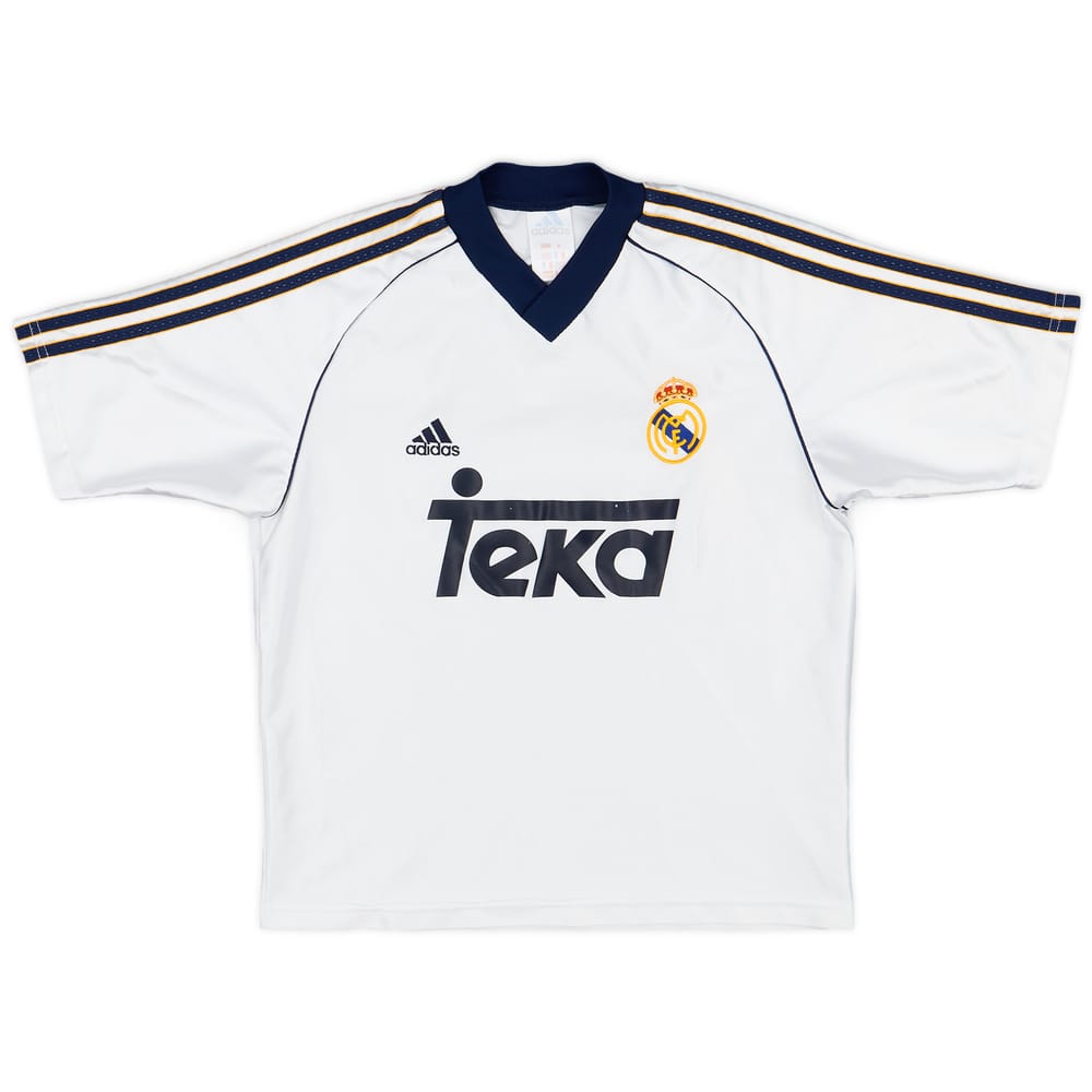1998-00 Real Madrid Home Shirt - 8/10 - (M.Boys)