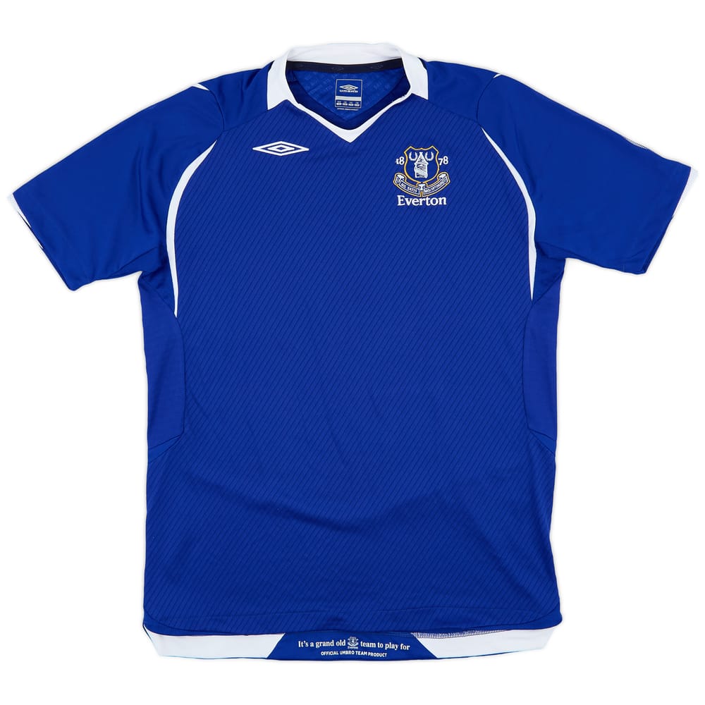 2008-09 Everton Home Shirt - 8/10 - (XL.Boys)