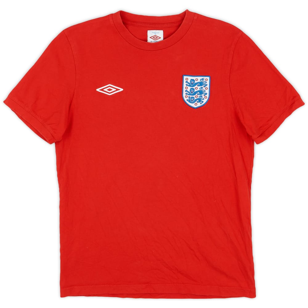 2010-11 England Umbro Cotton Tee - 9/10 - (M)