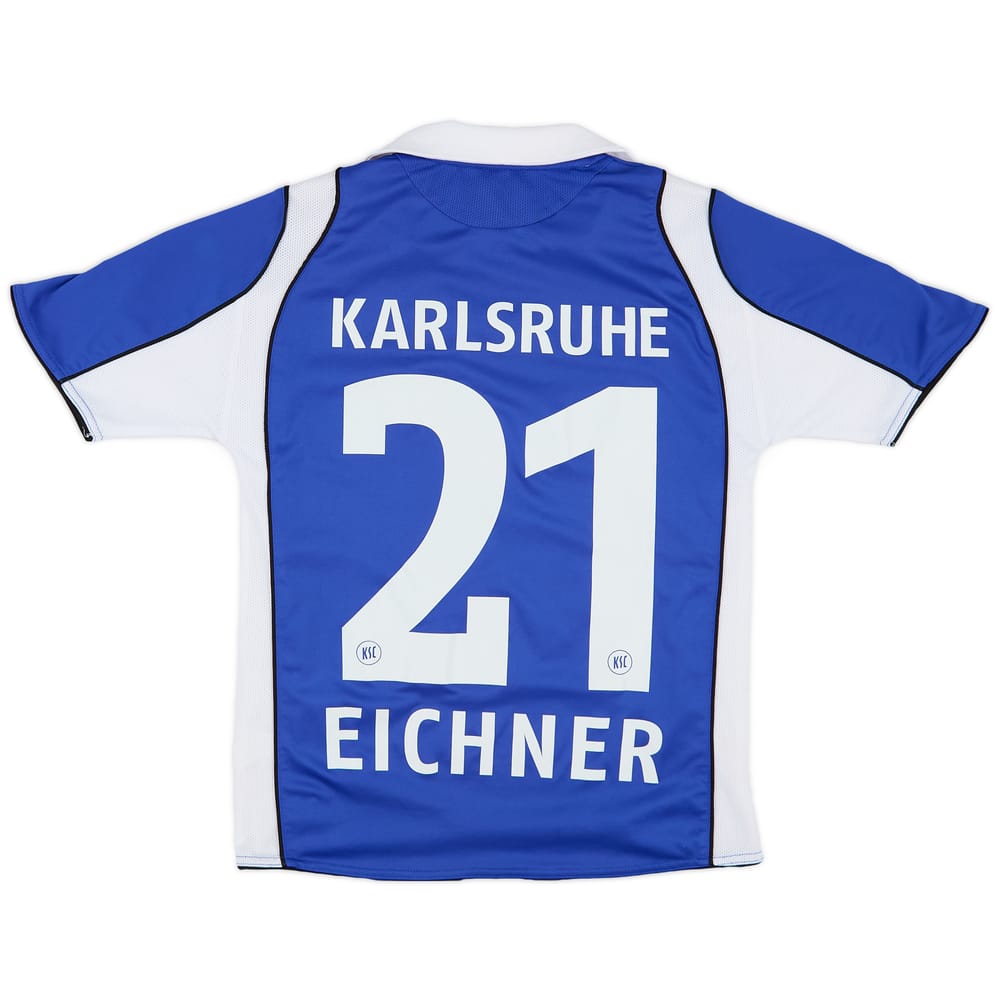 2007-08 Karlsruhe Home Shirt Eichner #21 - 6/10 - (XL.Boys)