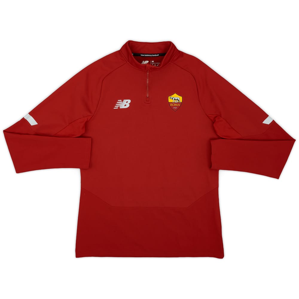2021-22 Roma New Balance 1/4 Zip Drill Top - 8/10 - (M)