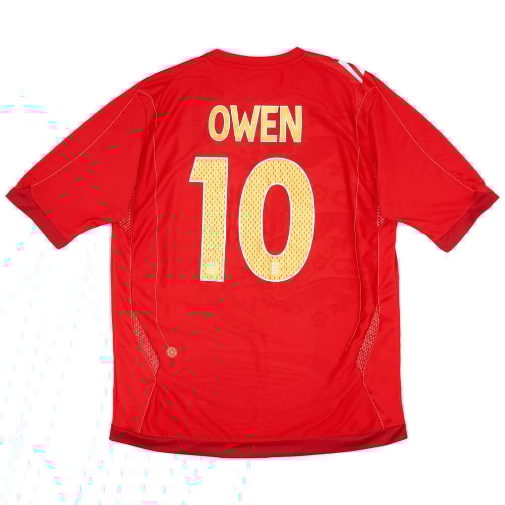 2006-08 England Away Shirt Owen #10 - 8/10 - (L)