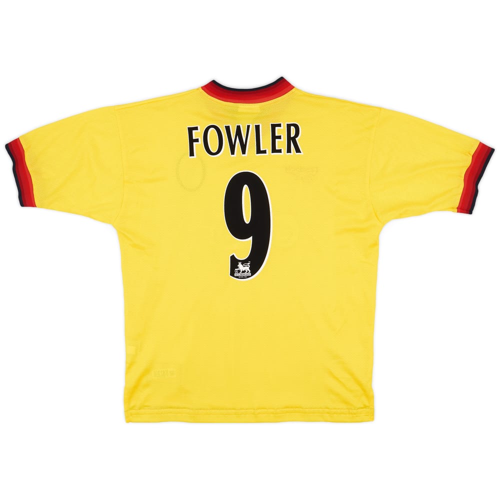1997-99 Liverpool Away Shirt Fowler #9 - 9/10 - (L)