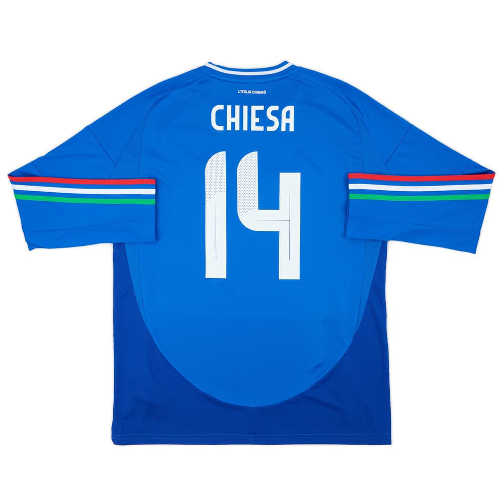 2024-25 Italy Home L/S Shirt Chiesa #14