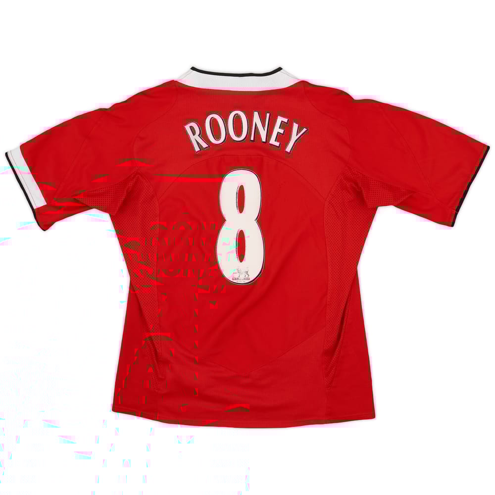 2004-06 Manchester United Home Shirt Rooney #8 - 5/10 - (S)