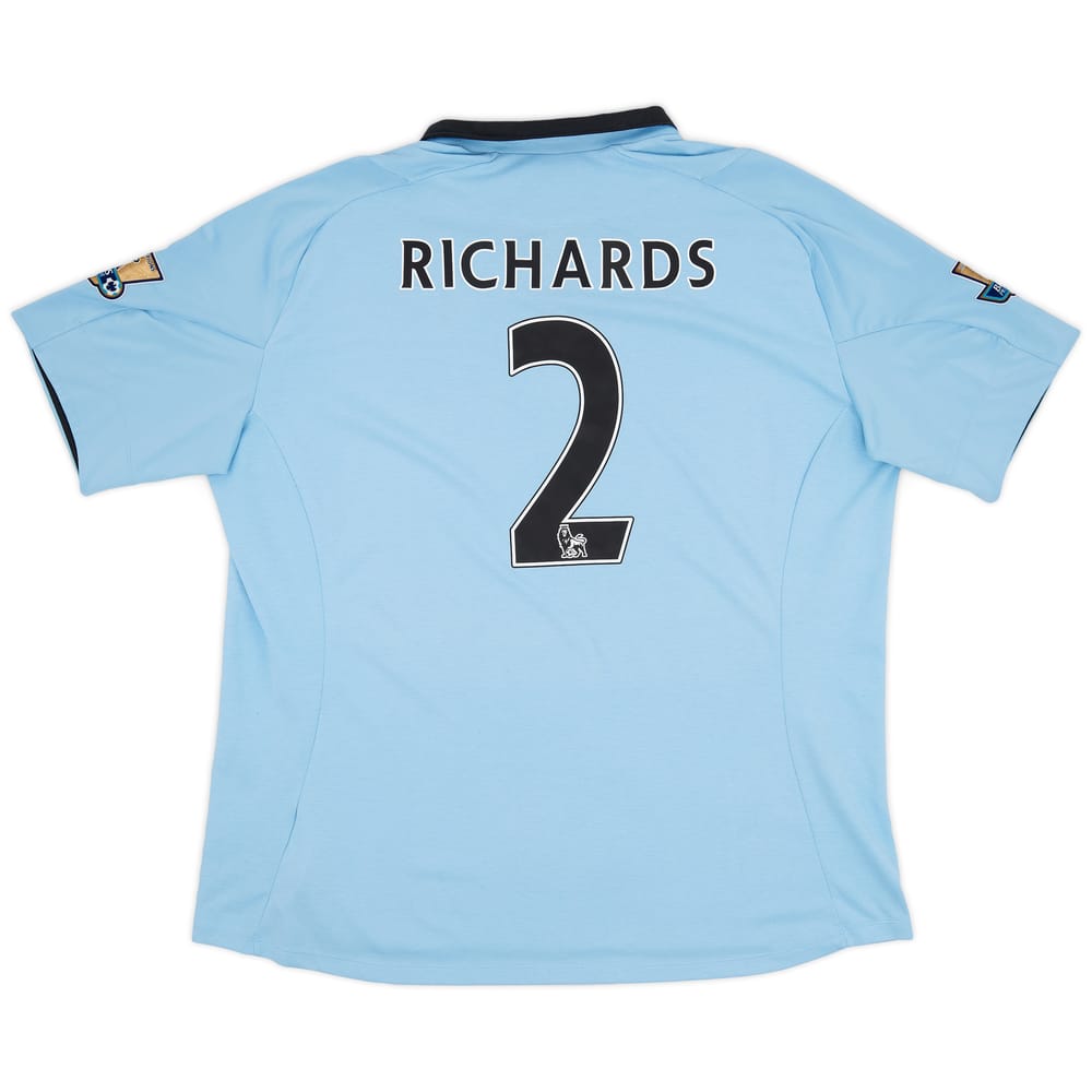 2012-13 Manchester City Home Shirt Richards #2 - 8/10 - (XXL)