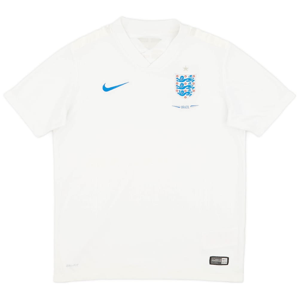2014-15 England Home Shirt - 8/10 - (L.Boys)