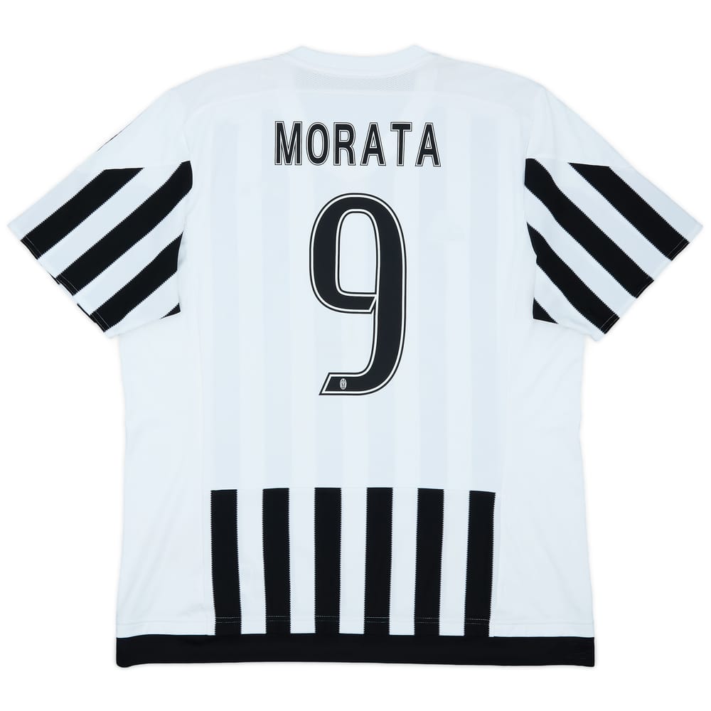 2015-16 Juventus Home Shirt Morata #9 - 9/10 - (XL)