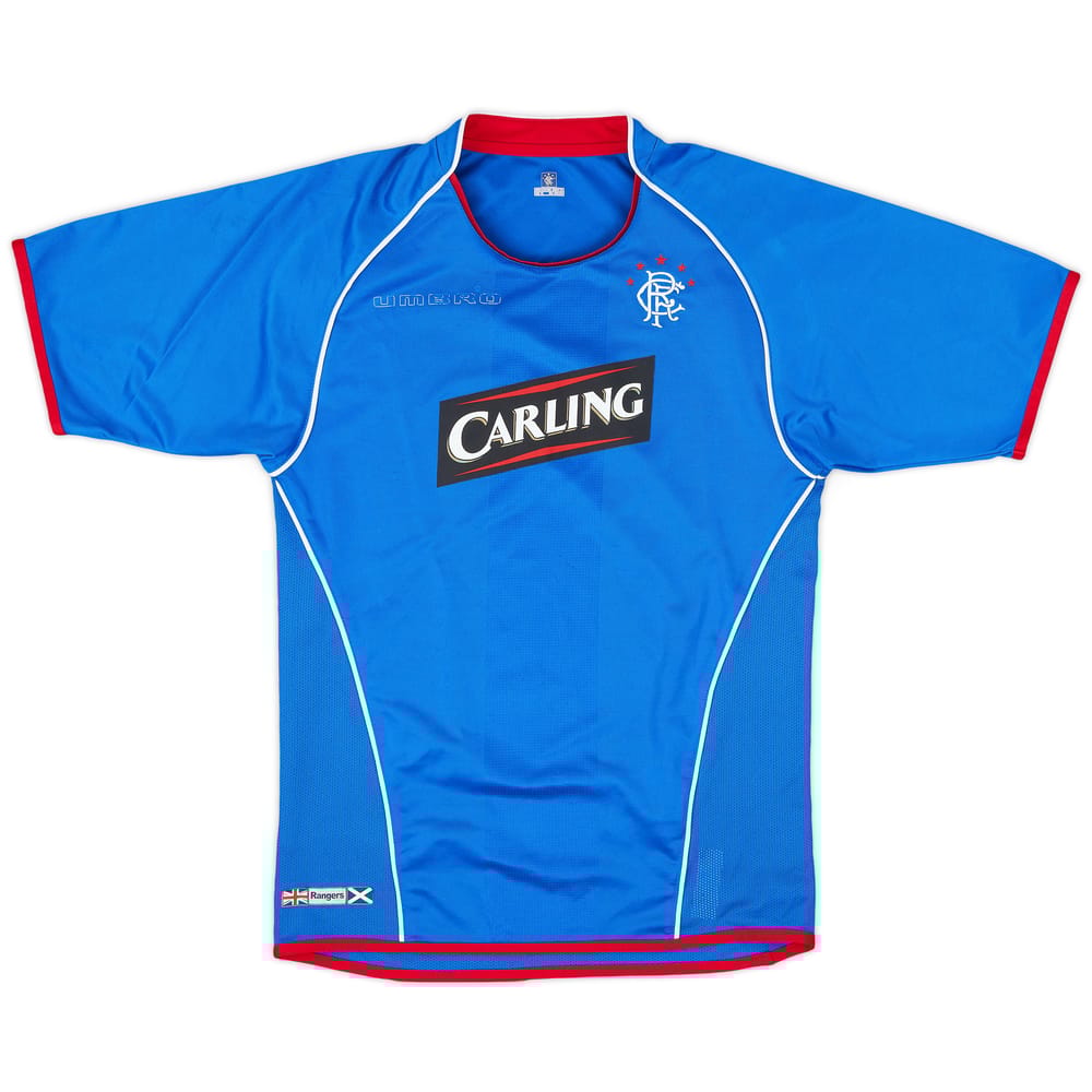 2005-06 Rangers Home Shirt - 4/10 - (M.Boys)