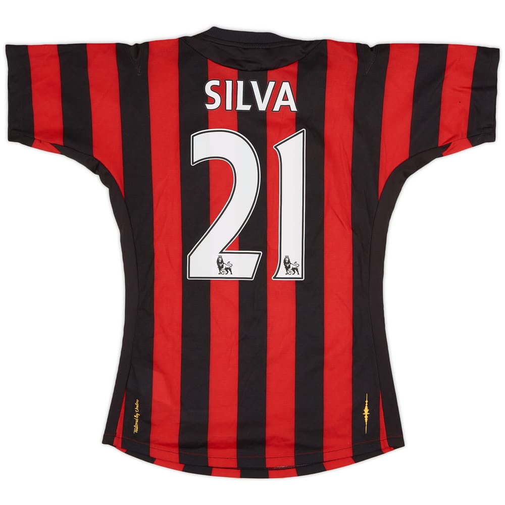 2011-12 Manchester City Away Shirt Silva #21 (Women's S)