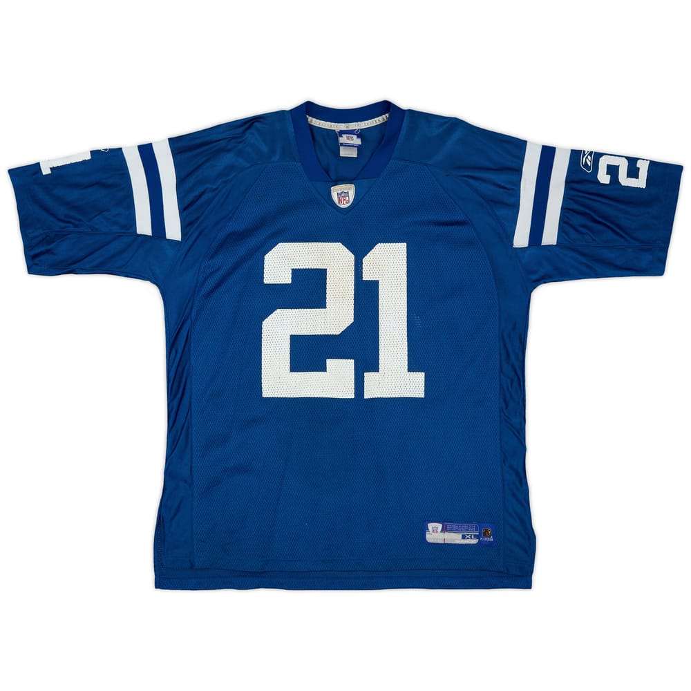 2005-06 Indianapolis Colts Sanders #21 Reebok On Field Home Jersey - 5/10 - (XL)