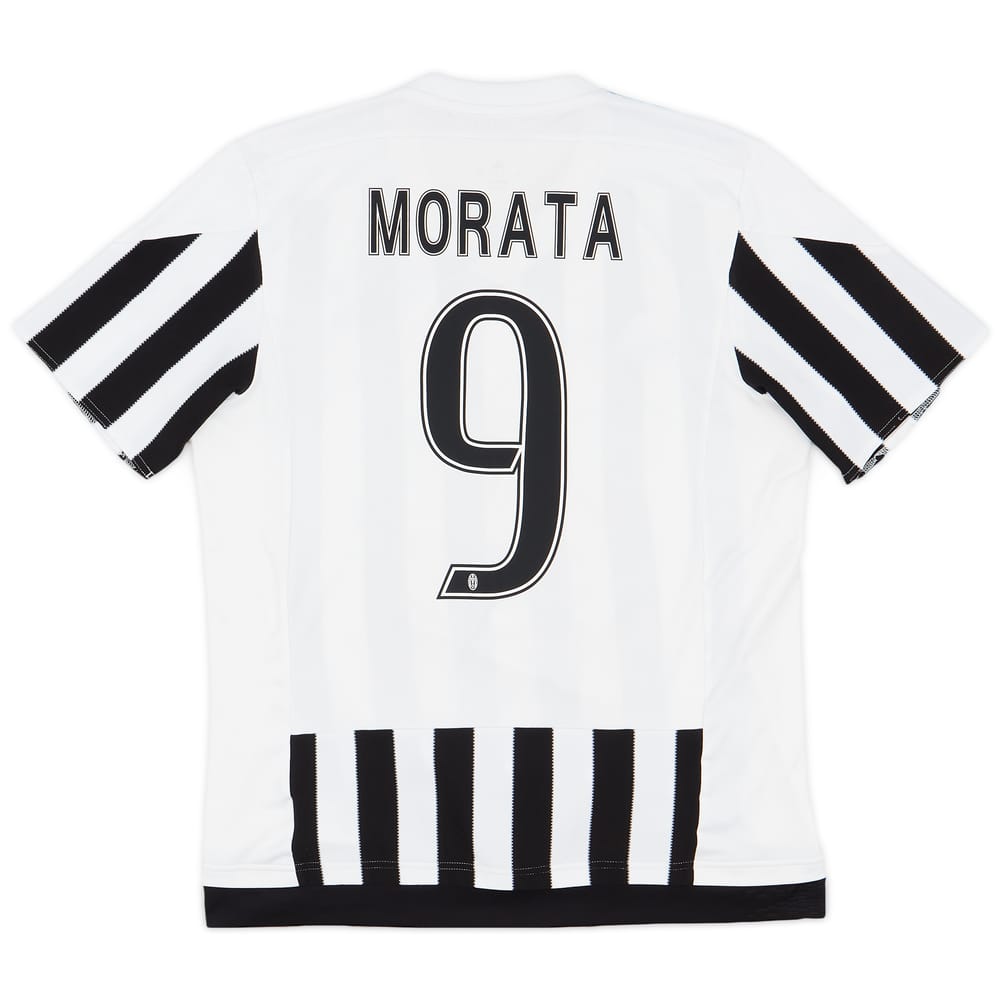 2015-16 Juventus Home Shirt Morata #9 - 4/10 - (M)