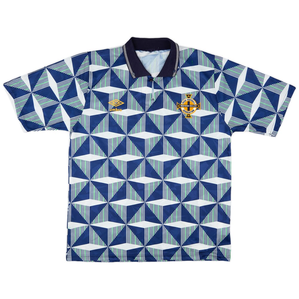 1990-92 Northern Ireland Away Shirt - 8/10 - (L)