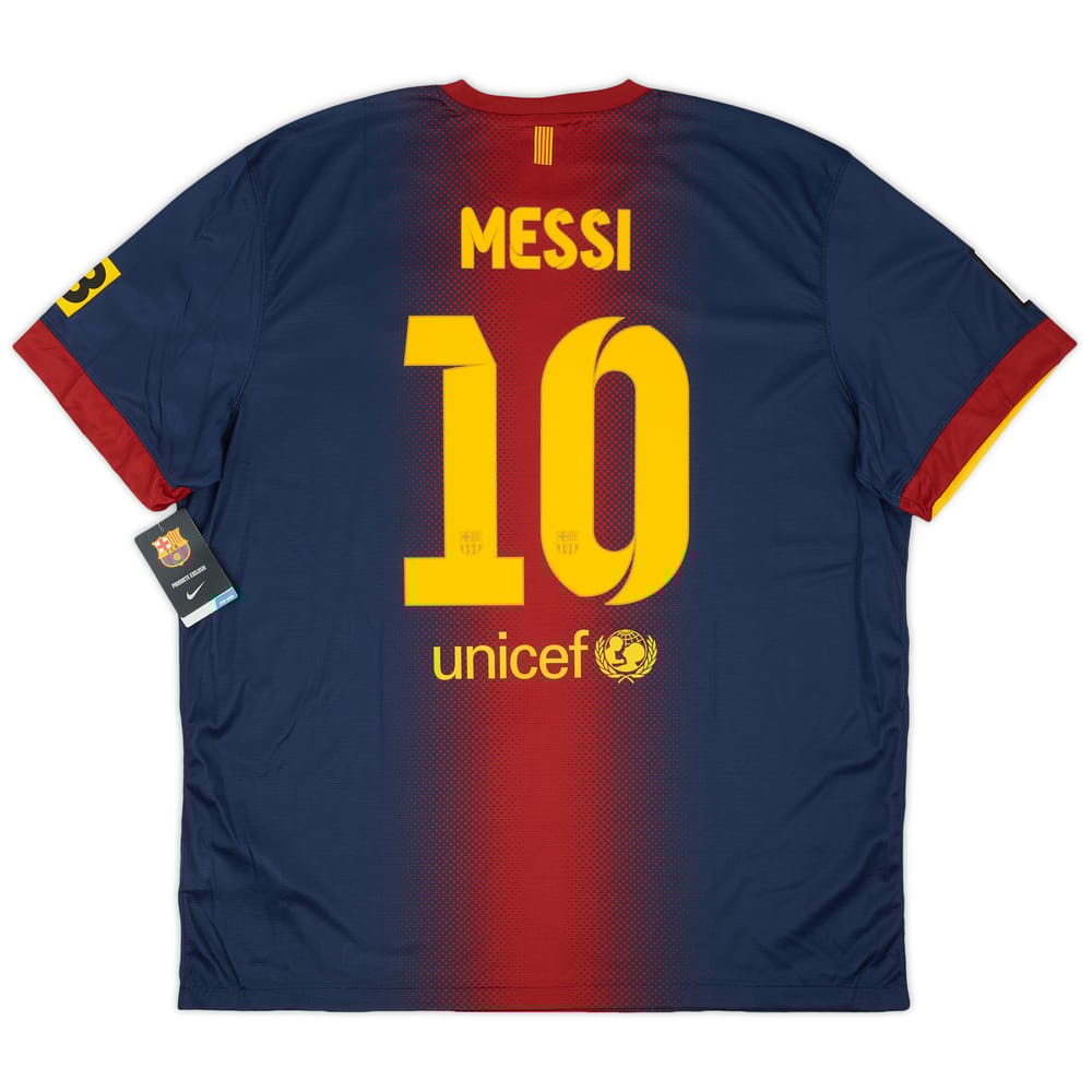 2012-13 Barcelona Home Shirt Messi #10 (XXL)