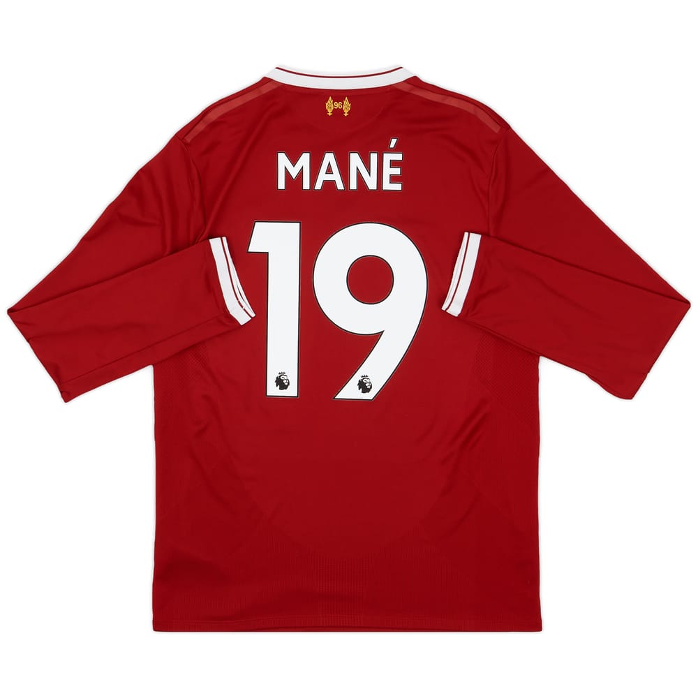 2017-18 Liverpool 125 Years Home L/S Shirt Mane #19 - 9/10 - (M)