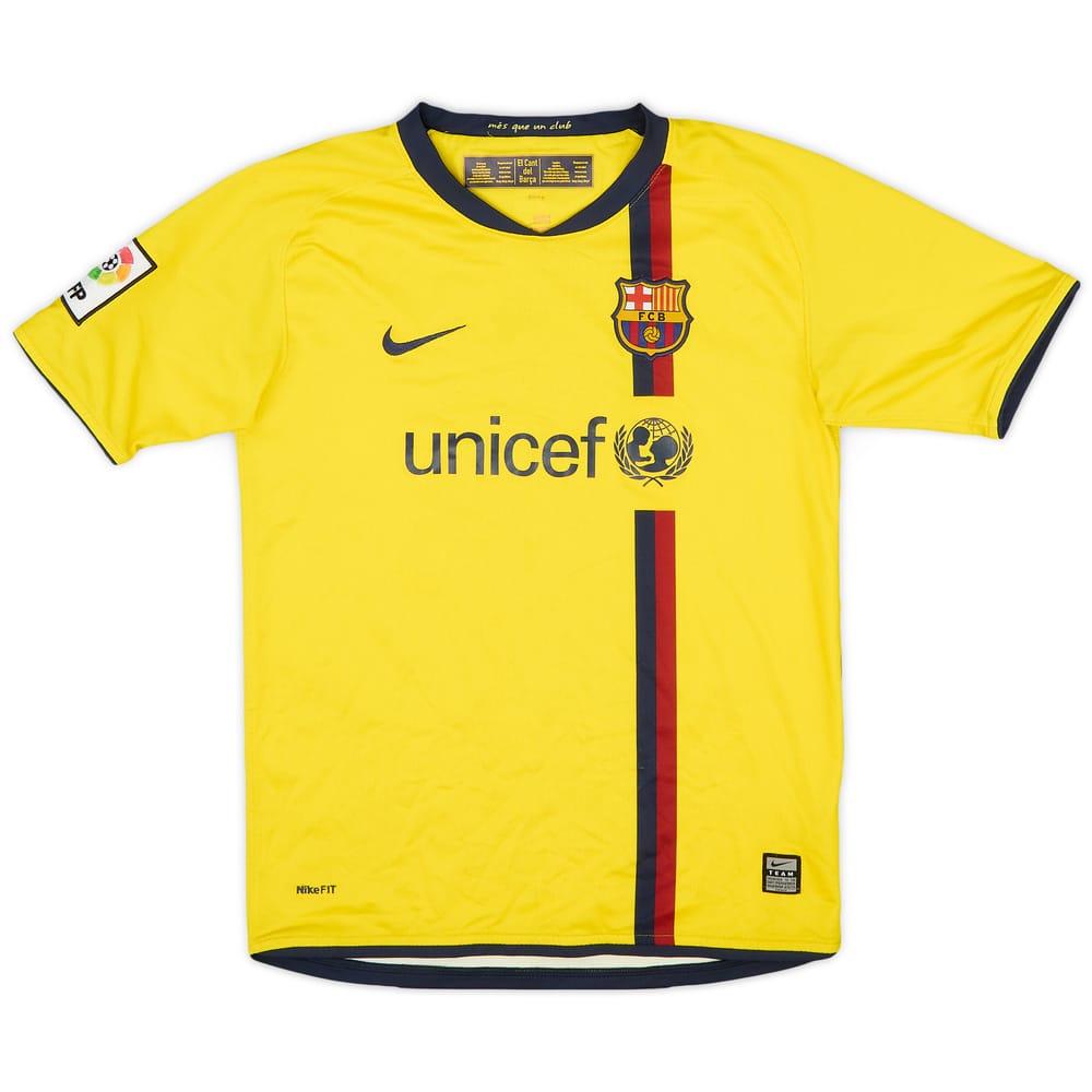 2008-10 Barcelona Away Shirt - 7/10 - (L.Boys)