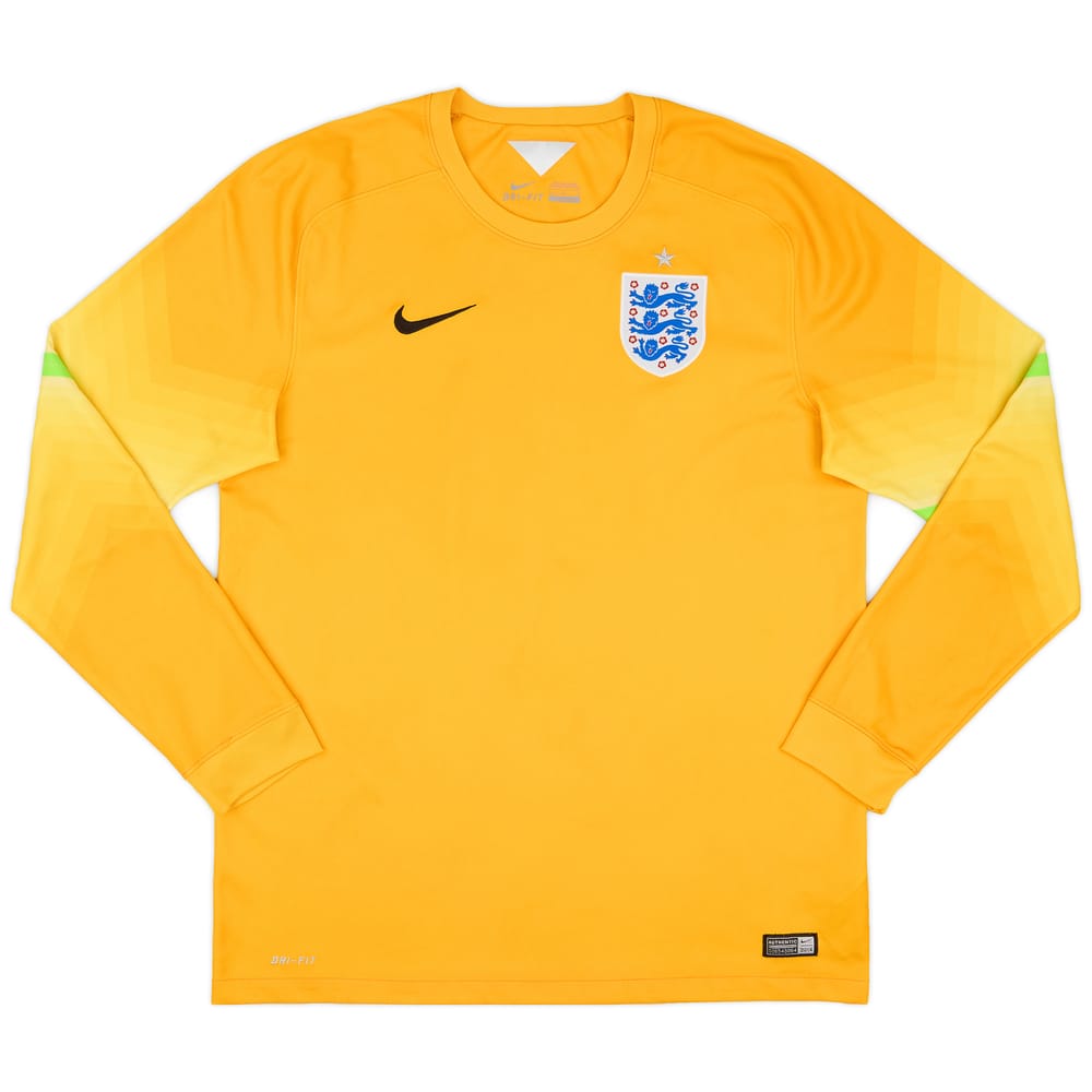 2014-15 England GK Home Shirt - 7/10 - (L)