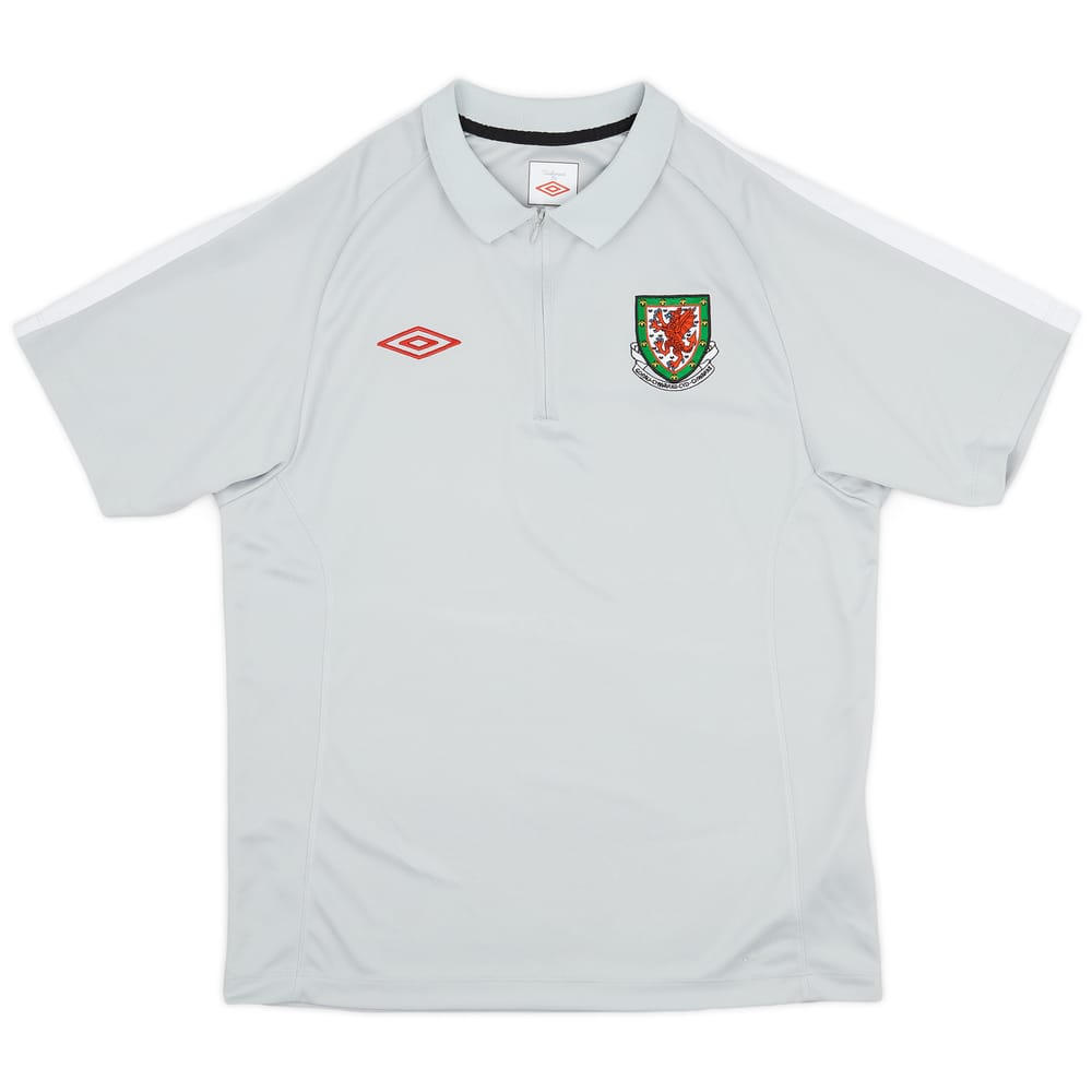 2010-11 Wales Umbro 1/4 Zip Training Shirt - 8/10 - (M)