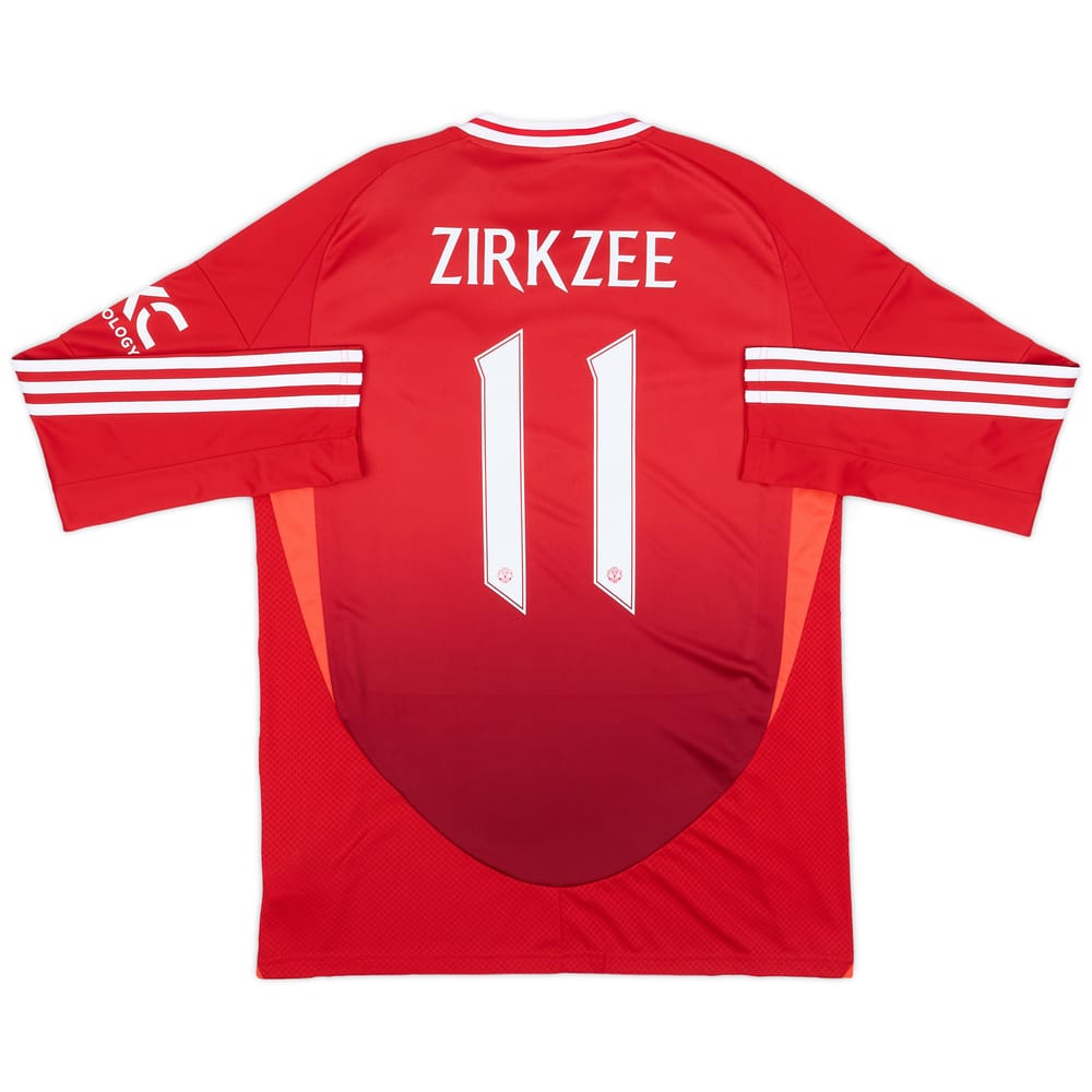 2024-25 Manchester United Home L/S Shirt Zirkzee #11