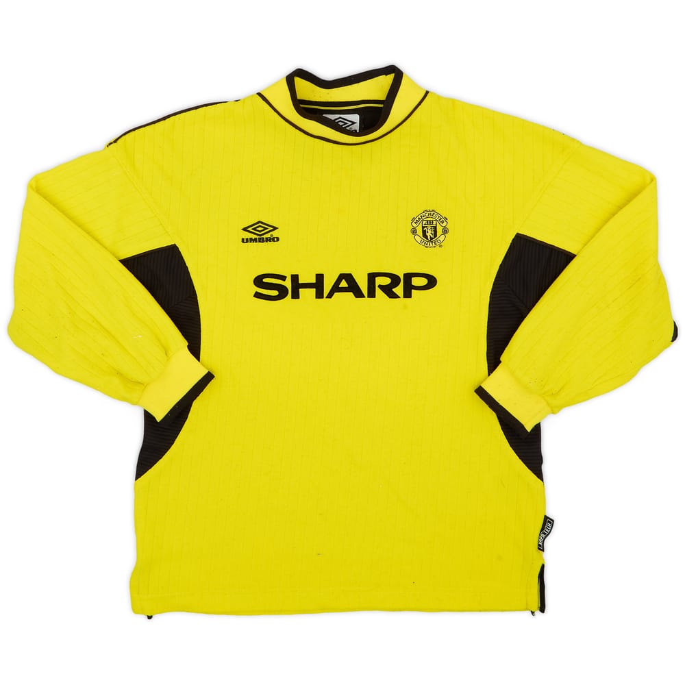 1999-00 Manchester United GK Shirt - 7/10 - (L.Boys)