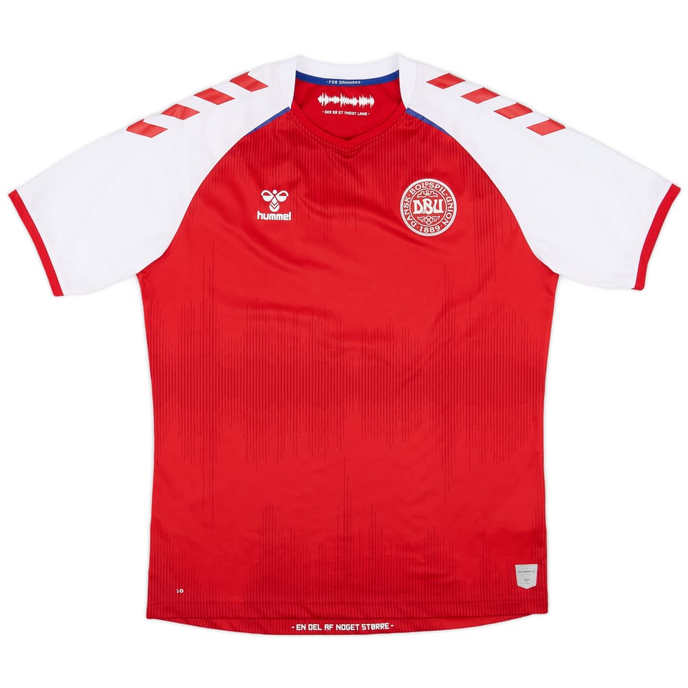 2020-21 Denmark Home Shirt - 8/10 - (XL)
