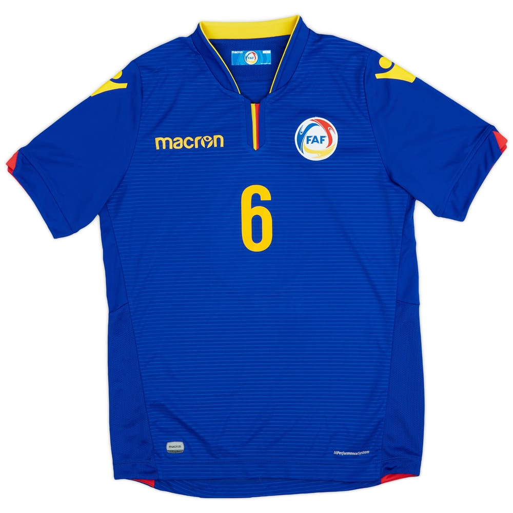 2018-20 Andorra Away Shirt #6 - 9/10 - (S)