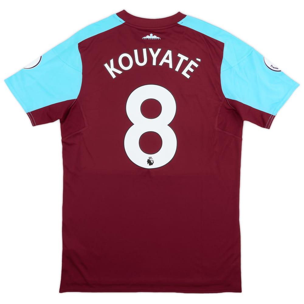 2017-18 West Ham Match Issue Home Shirt Kouyaté #8