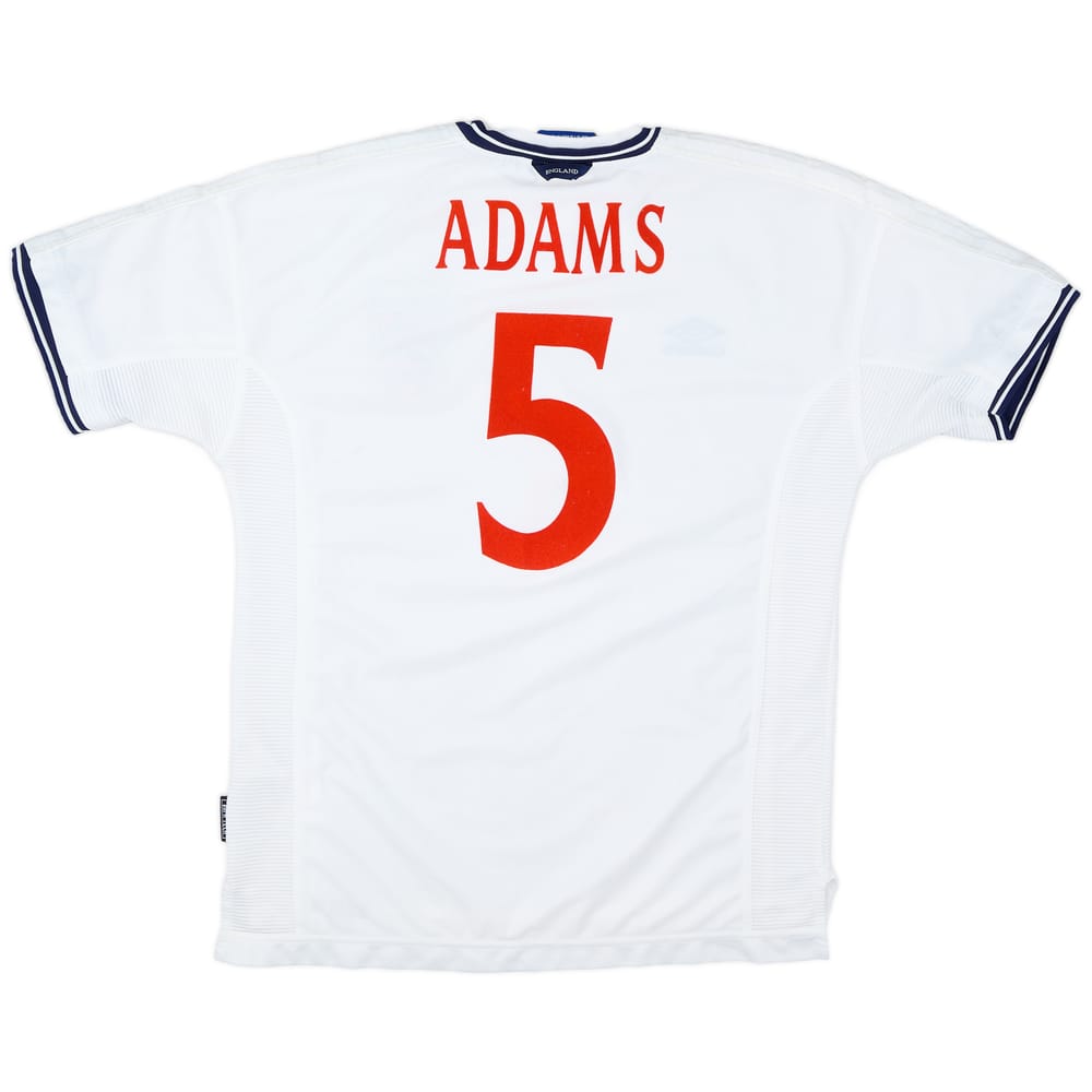 1999-01 England Home Shirt Adams #5 - 5/10 - (L)