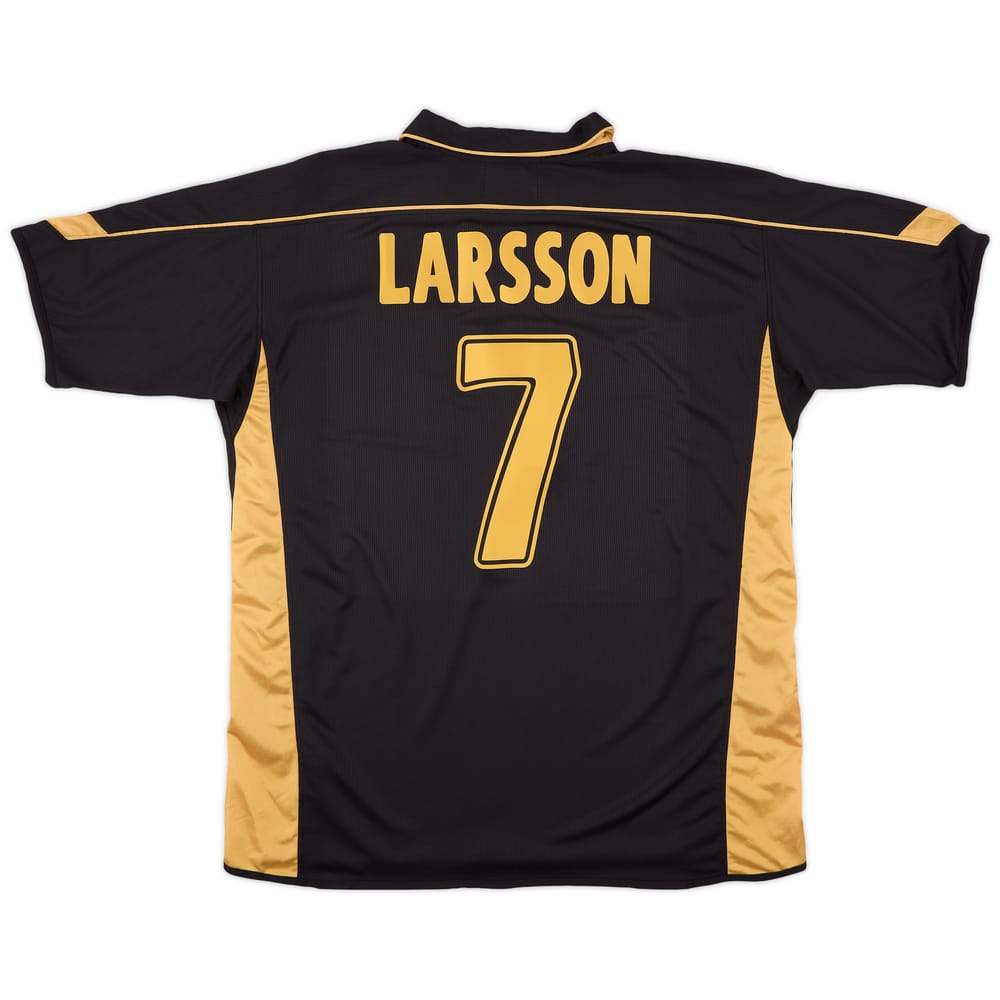 2003-04 Celtic Away Shirt Larsson #7 - 8/10 - (XL)