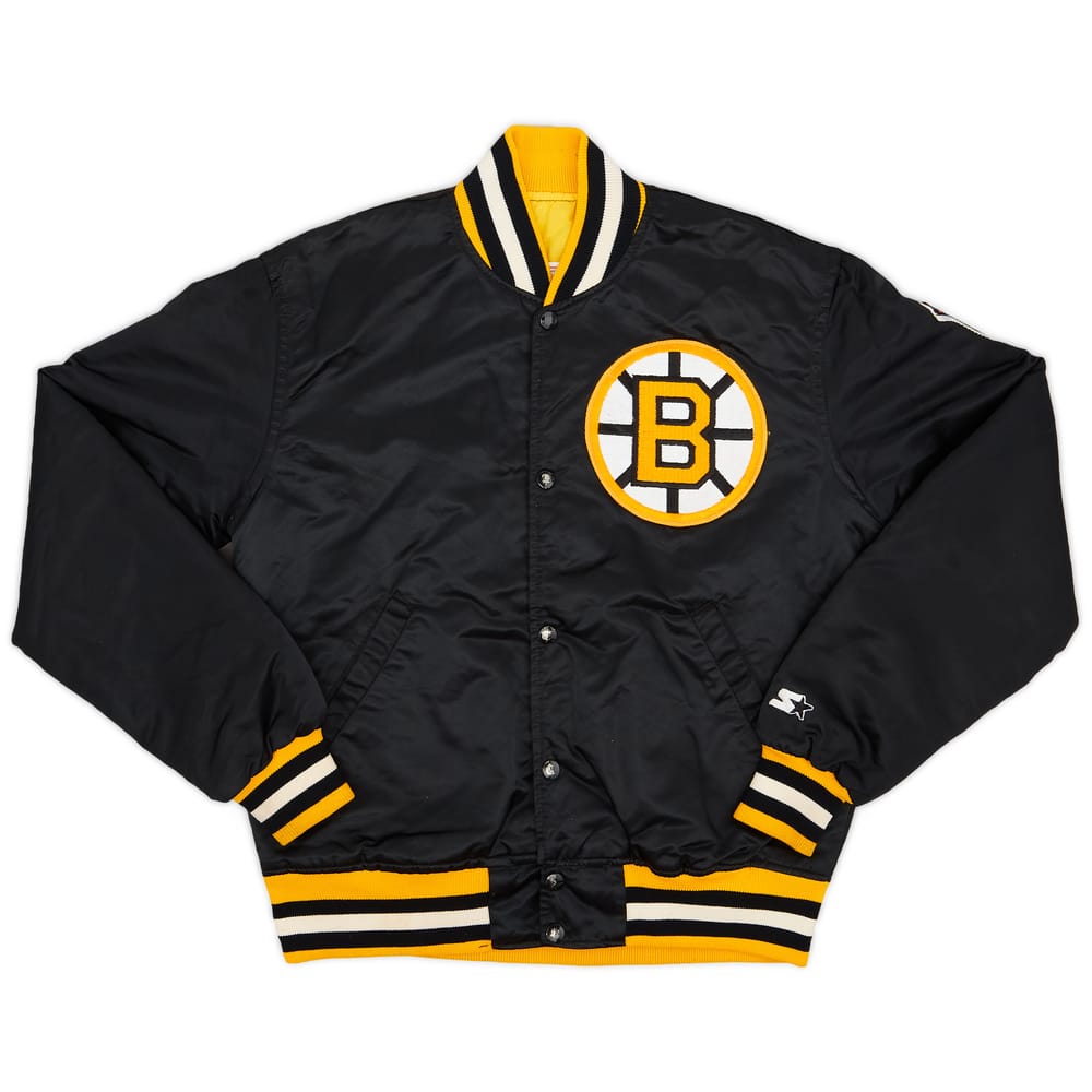 1980s Boston Bruins Starter Satin Varsity Jacket - 6/10 - (S)
