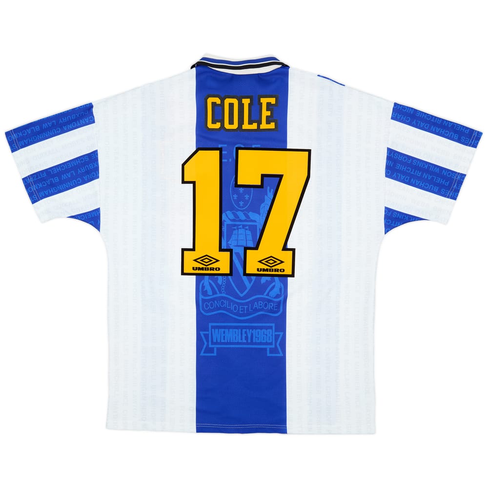 1994-96 Manchester United Third Shirt Cole #17 - 8/10 - (L)