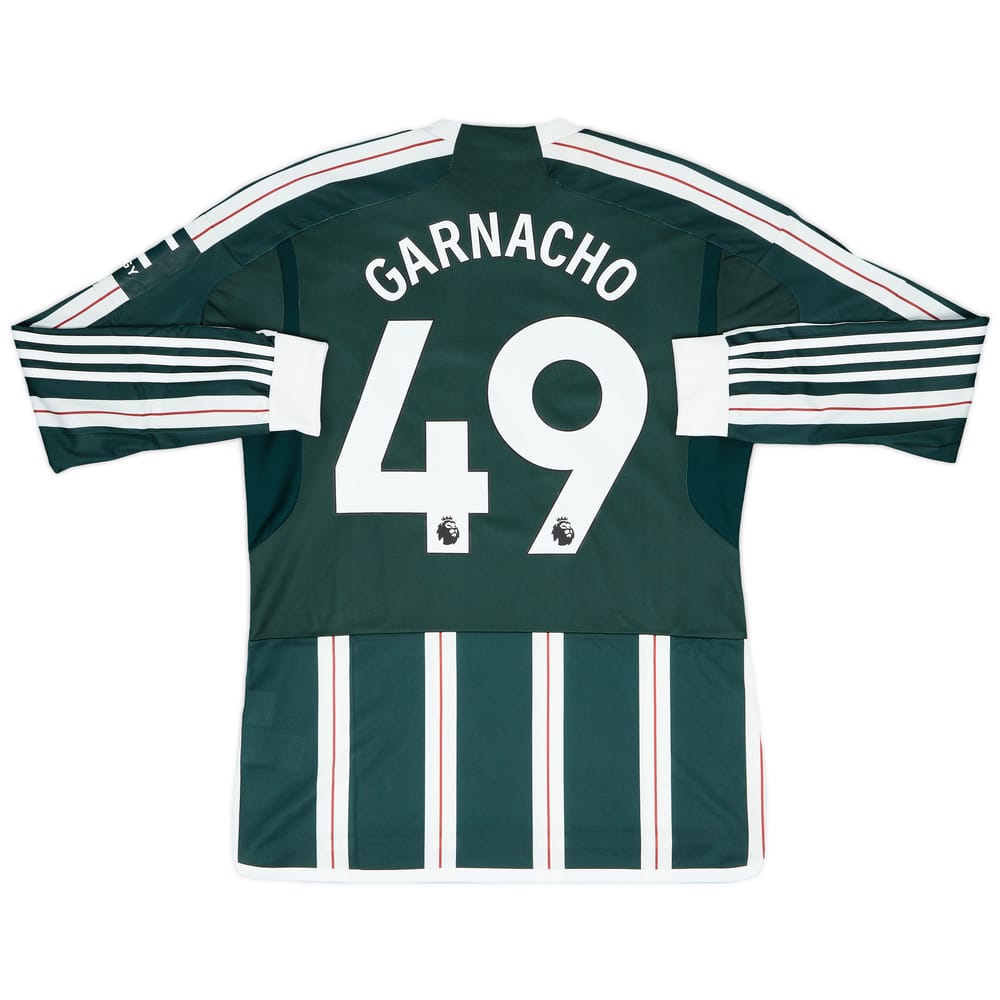 2023-24 Manchester United Away L/S Shirt Garnacho #49 (L)