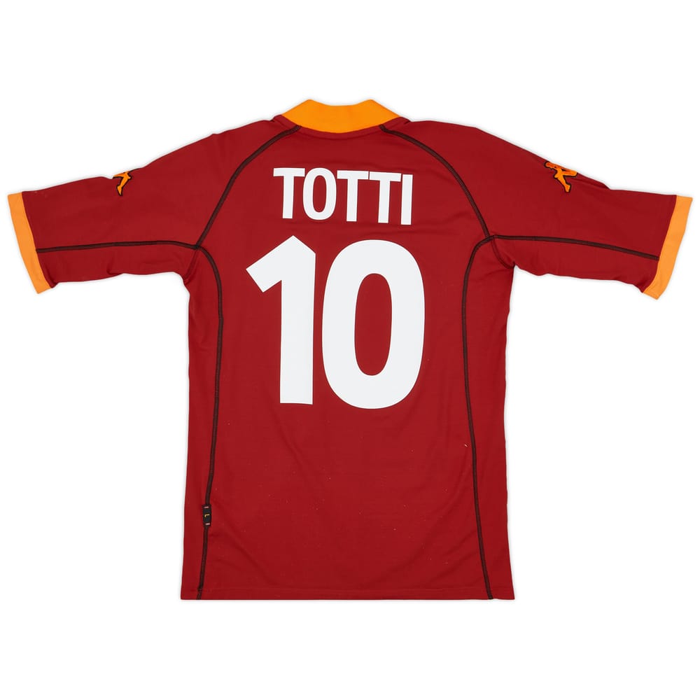 2001-02 Roma Home Shirt Totti #10 - 6/10 - (S)