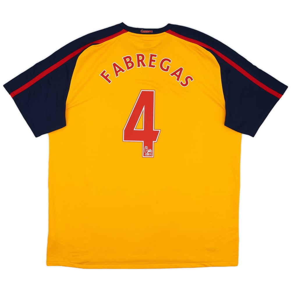 2008-09 Arsenal Away Shirt Fabregas #4 - 8/10 - (XXL)
