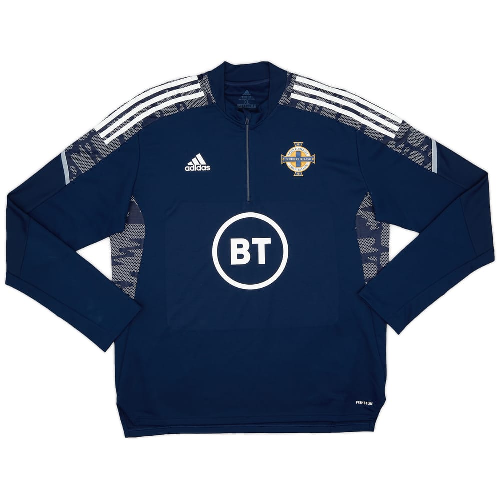 2021-22 Northern Ireland adidas 1/4 Zip Drill Top - 10/10 - (XL)
