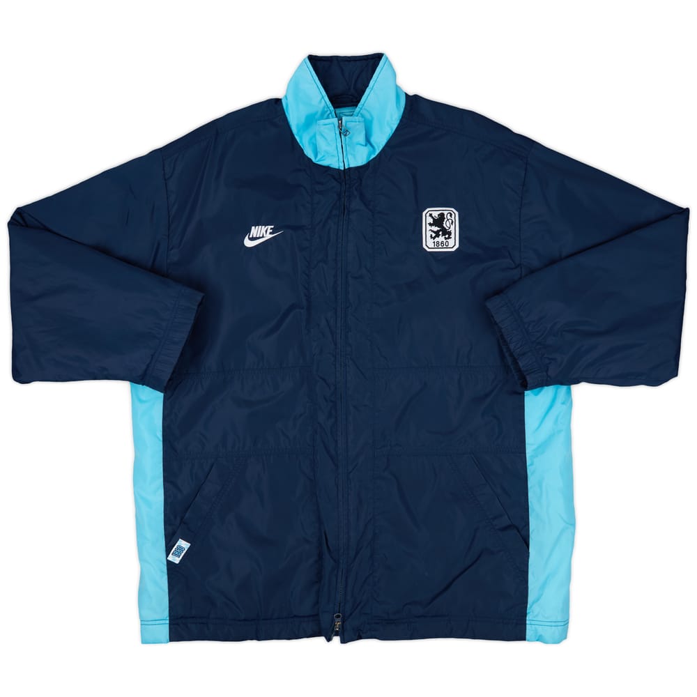 1996-97 1860 Munich Nike Padded Bench Coat - 9/10 - (XXL)