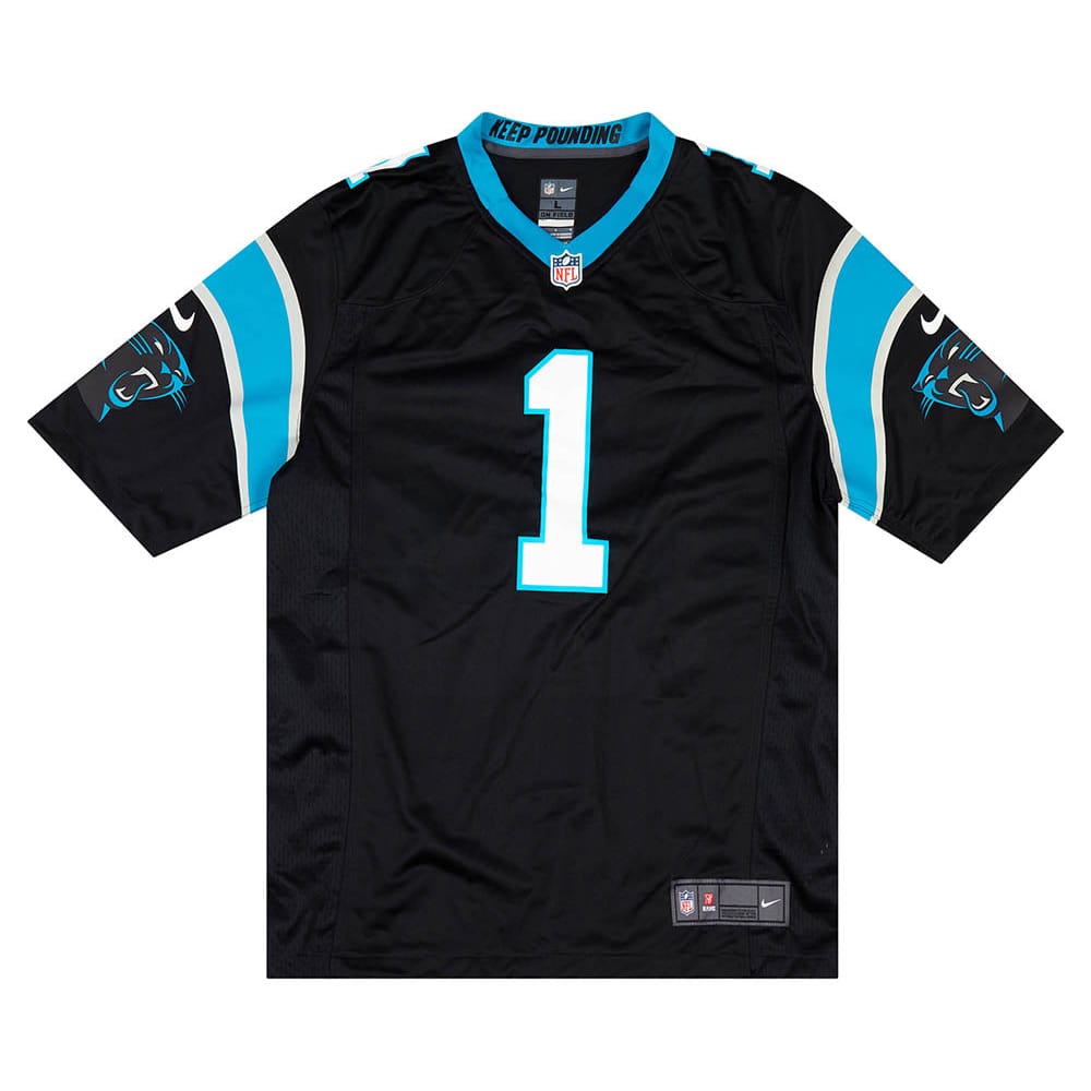 NIKE NFL カロライナ•パンサーズ　ニュートン　ゲームシャツ　S 2012-16 Carolina Panthers Newton #1 Nike Game Jersey (Home) S