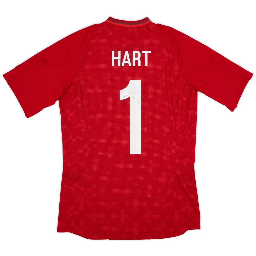 2012-13 England GK S/S Shirt Hart #1 - 5/10 - (S)