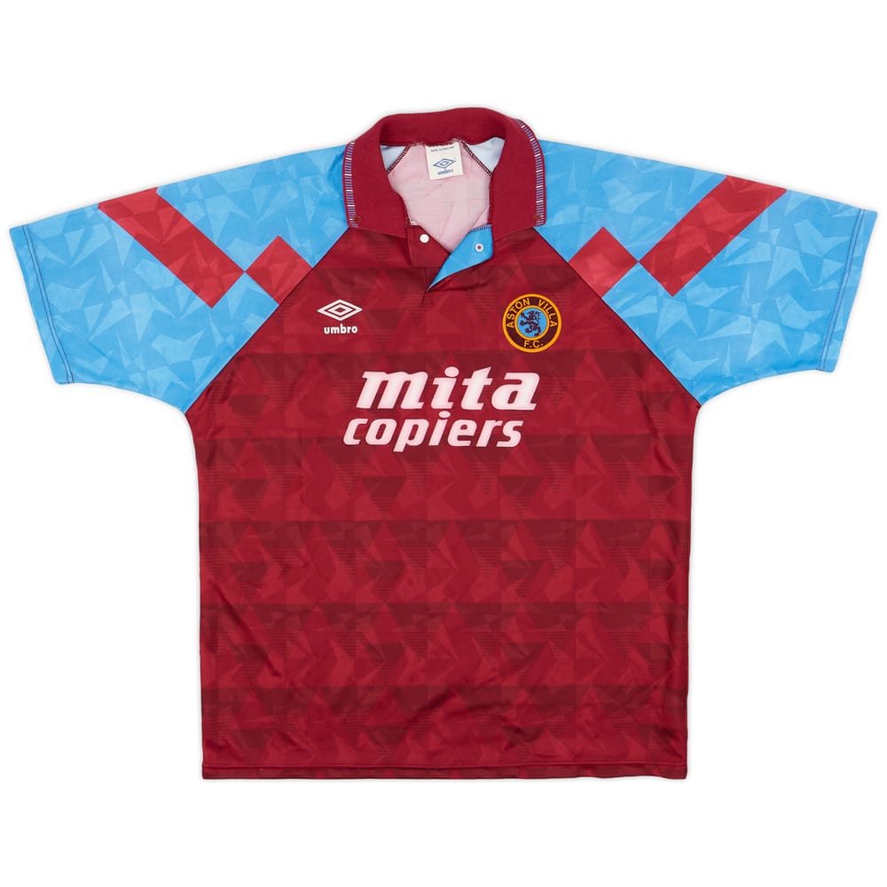 1990-92 Aston Villa Home Shirt - 6/10 - (L)