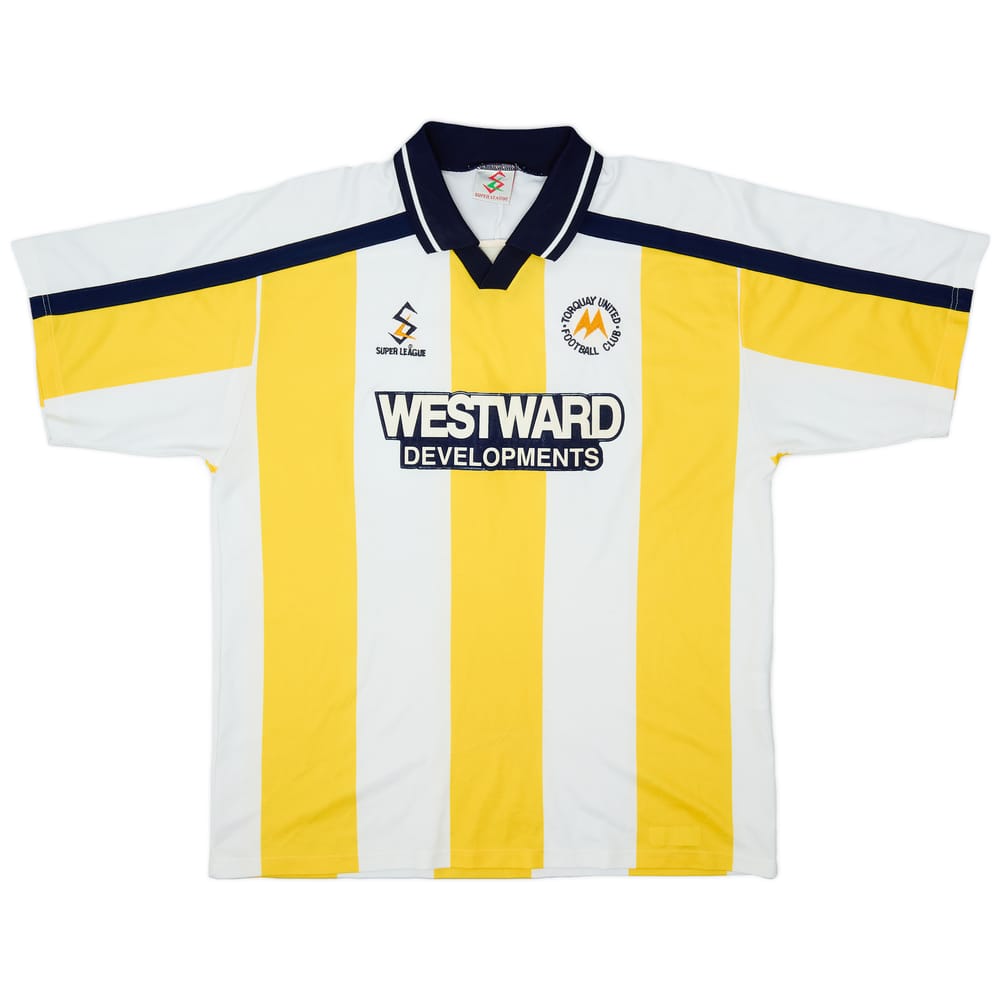 1999-00 Torquay Home Shirt - 8/10 - (L)