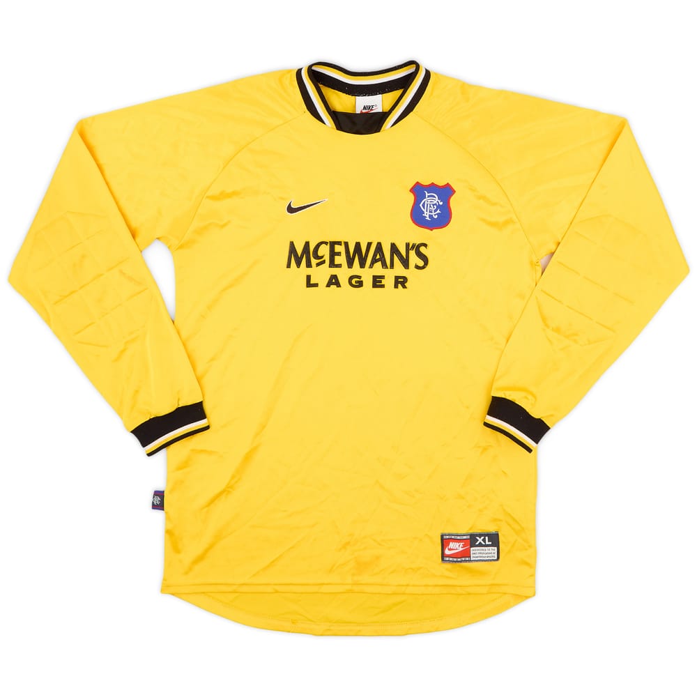 1997-99 Rangers GK Shirt - 6/10 - (XL.Boys)
