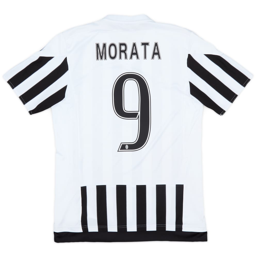 2015-16 Juventus Home Shirt Morata #9 - 8/10 - (M)